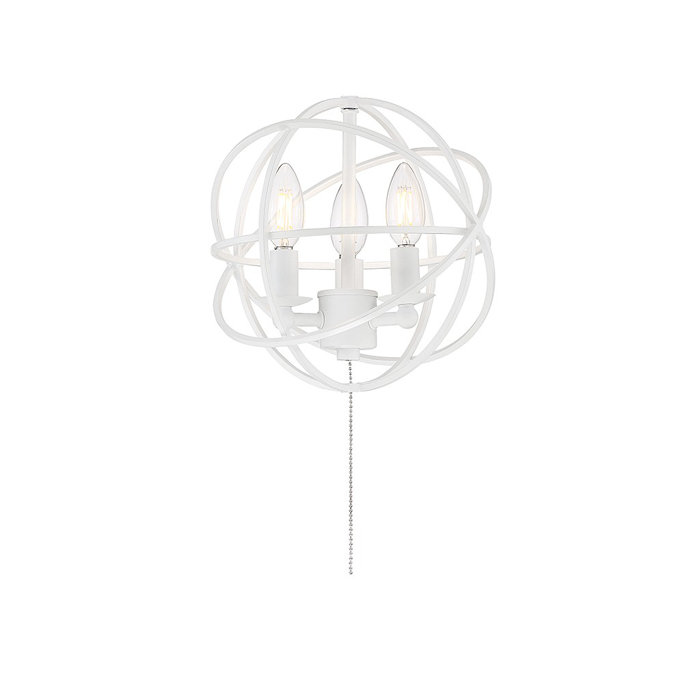 Gracie Oaks 3Light LED Ceiling Fan Globe Light Kit & Reviews Wayfair